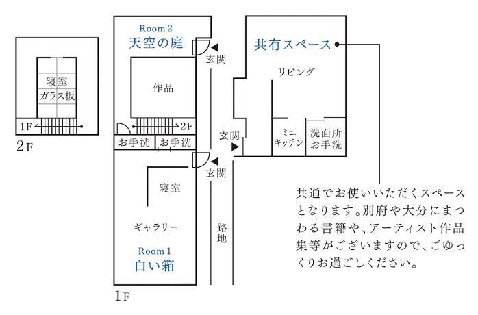 Art House Project The Row House Of Hamawaki Hotel Beppu Buitenkant foto